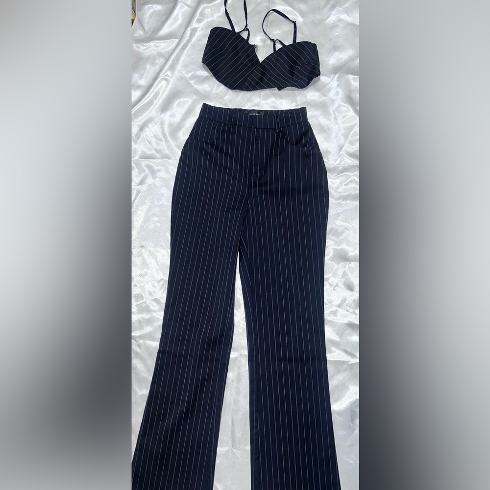 White Fox Boutique Black and White Striped Set